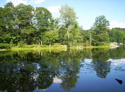 Another view across Nuclear Lake, again with excellent reflection of the surroundings and their colors