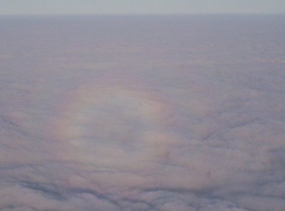 Glory and cloud horizon