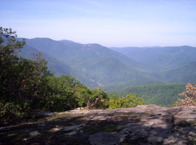A view a little later, with Three Ridges in the distance